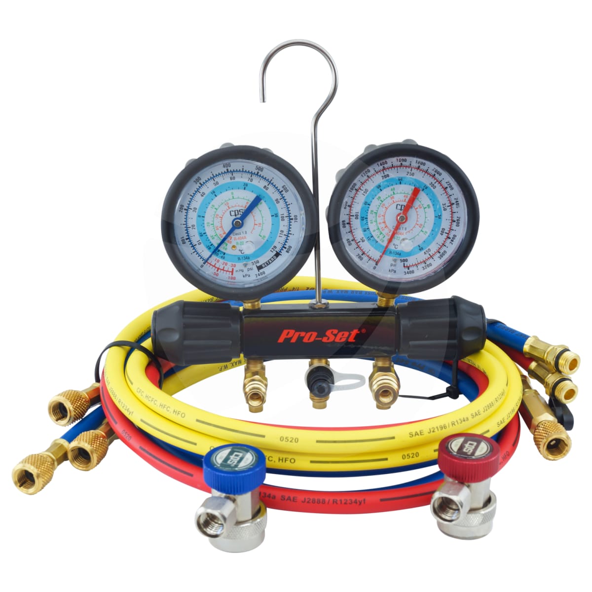 Charging 134a clearance with gauges